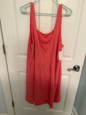 NWT Womens 1X a new day dress Target Coral Sleeveless Dress